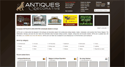 Desktop Screenshot of belgiumantiques.com