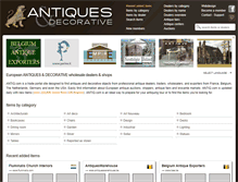 Tablet Screenshot of belgiumantiques.com